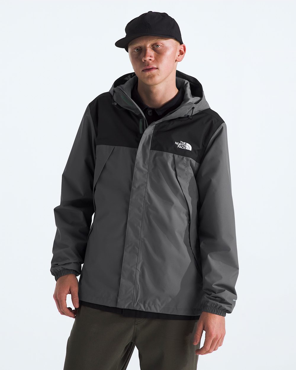 Men's Antora Jacket, Smoked Pearl / TNF Black