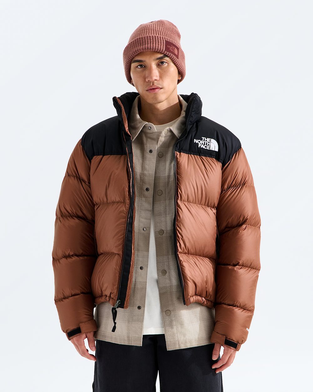 Men's 1996 Retro Nuptse Jacket, Copper / TNF Black